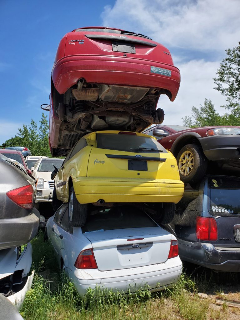 Auto scrap yard near Woburn MA