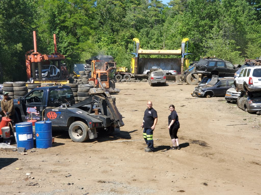 Auto scrap yard near Woburn MA